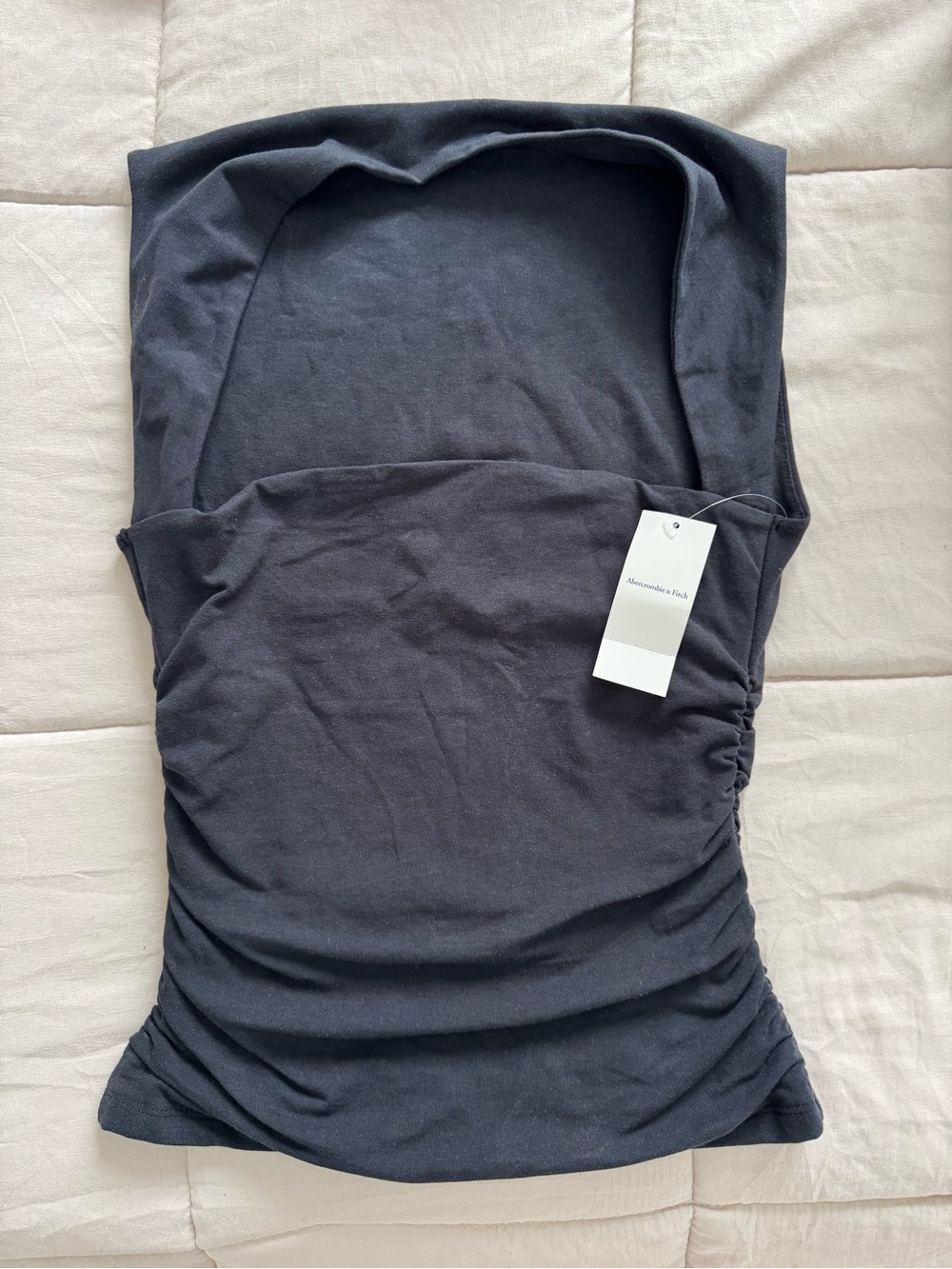 Black Ruched Top